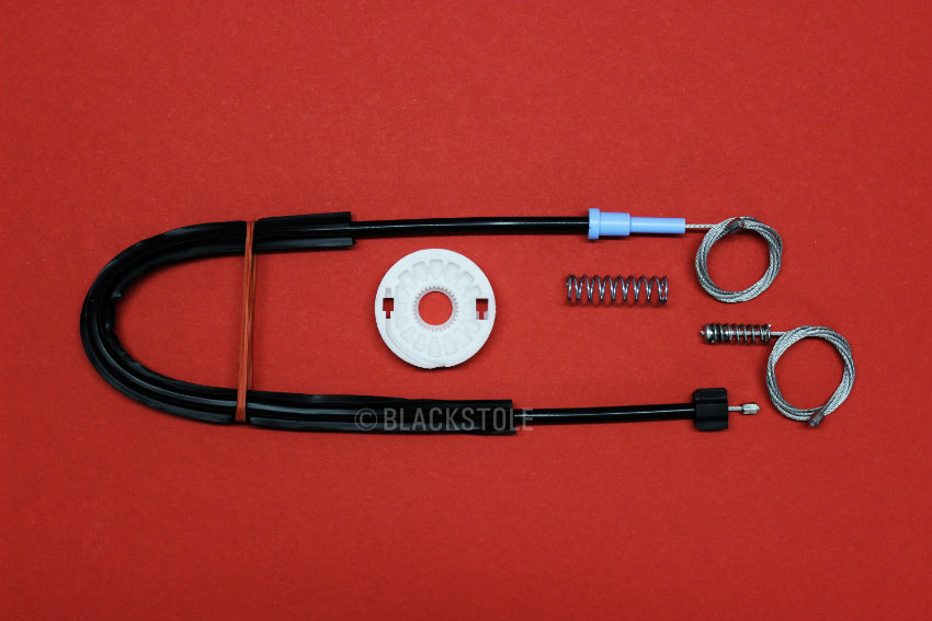 FINAO AUTOPARTS Kit Riparazione Alzacristallo Posteriore Sinistro Per Peugeot 307 CC (2003-2008)